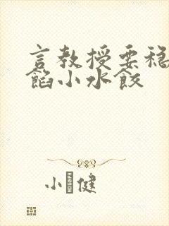 言教授要稳住肉馅小水饺封面