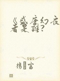 《盛唐幻夜》作者是谁?