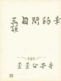 三日间的幸福小说