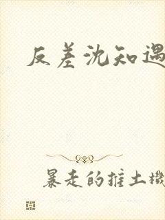 反差沈知遇晏应