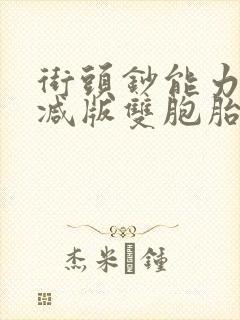 街头钞能力无删减版双胞胎