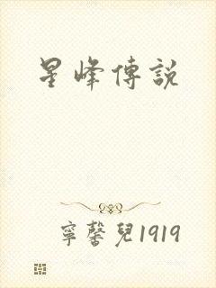 星峰传说封面