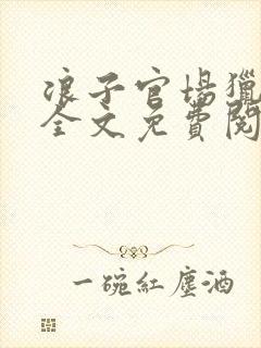 浪子官场猎艳记全文免费阅读封面