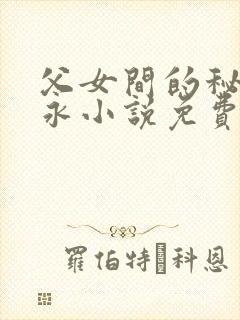 父女间的秘密赵永小说免费阅读封面