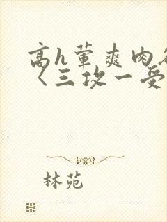 高h荤爽肉欲文〈三攻一受