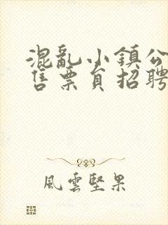 混乱小镇公交车售票员招聘条件