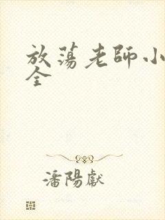 放荡老师小说大全