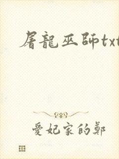 屠龙巫师txt封面