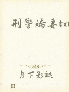 刑警娇妻txt