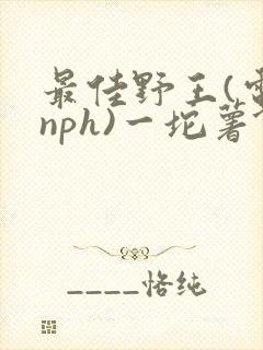 最佳野王(电竞nph)一坨薯饼