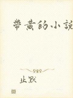 带黄的小说封面