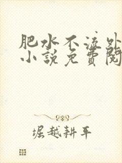 肥水不流外人田小说免费阅读