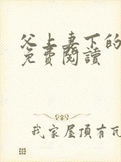 父上妻下的小说免费阅读