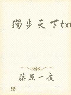 独步天下txt