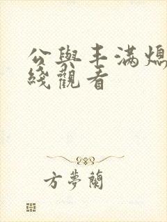 公与丰满熄4在线观看