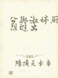 公与淑婷厨房猛烈进出封面