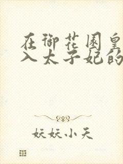 在御花园皇上进入太子妃的小说