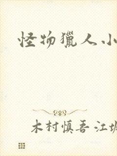 怪物猎人小说封面