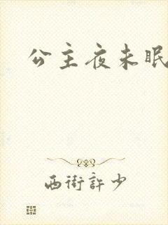 公主夜未眠