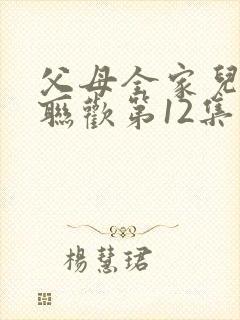 父母全家儿女大联欢第12集封面