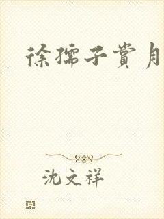 徐孺子赏月封面