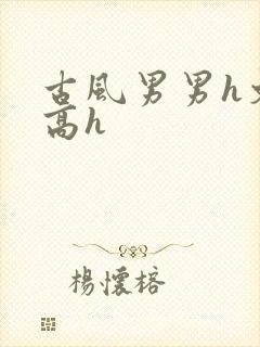 古风男男h文肉高h