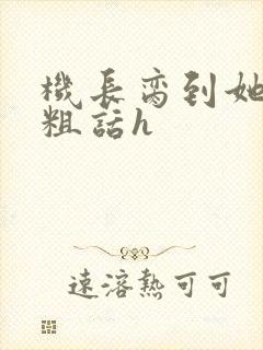 机长脔到她哭h粗话h