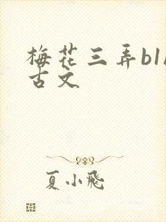 梅花三弄b1h古文封面