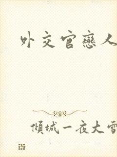 外交官恋人小说