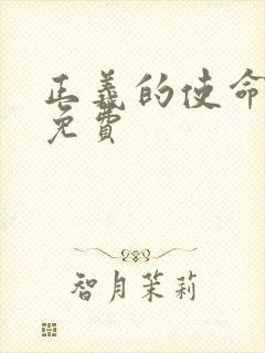 正义的使命全文免费