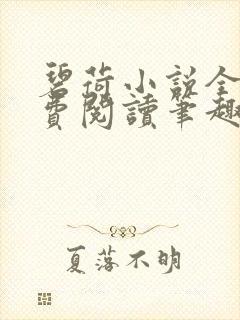 碧荷小说全文免费阅读笔趣阁