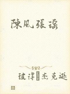陈风张瑶封面