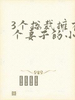 3个总裁拥有一个妻子的小说