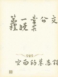 第一章公交激战程晓柔