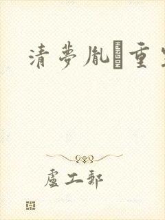 清梦胤礽重生封面