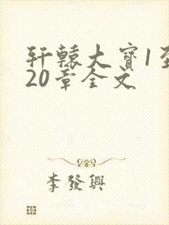 轩辕大宝1至720章全文封面