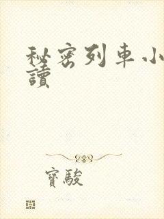 秘密列车小说阅读