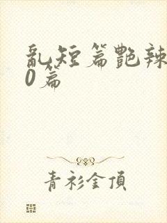 乱短篇艳辣500篇封面