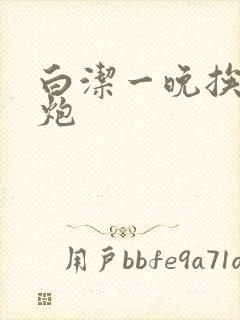 白洁一晚挨十二炮