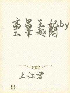 高昌王妃by黛玉笔趣阁