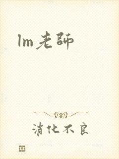 lm老师封面