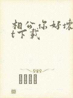 相公你好坏txt下载