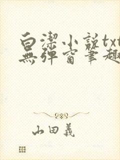 白洁小说txt无弹窗笔趣阁