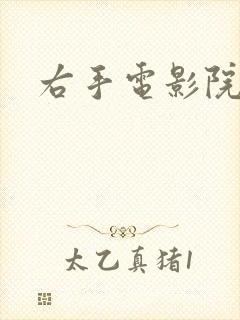 右手电影院封面