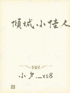 倾城小佳人封面