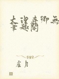 大理寺卿无删改笔趣阁