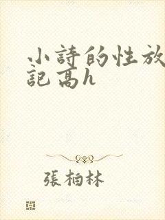 小诗的性放荡日记高h