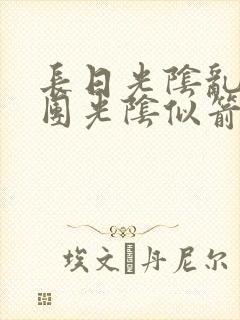 长日光阴乱作一团光阴似箭眇眇翟