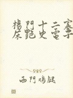 杨门十二寡妇肉床艳史电子书