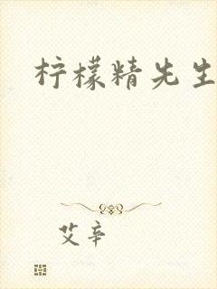 柠檬精先生封面